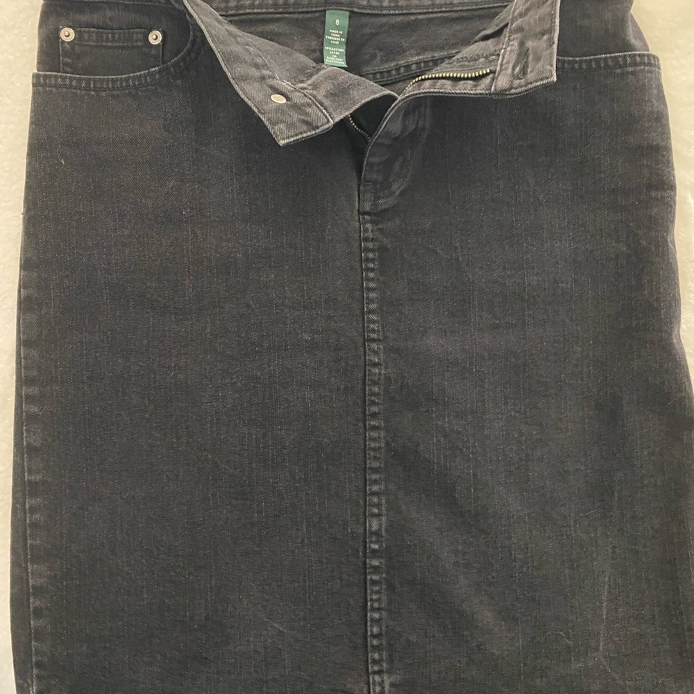 Lauren Ralph Lauren Black Relaxed Skirt